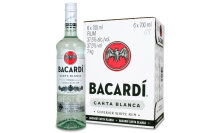 Bacardi Carta Blanca Weißer Rum 37,5% Flasche 1x 0,7l