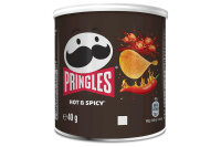 Pringles Hot & Spicy Chips Rolle 12x 40g
