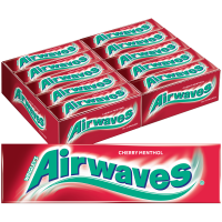 Wrigley Airwaves Cherry Menthol Kaugummi 30x 12 Dragees
