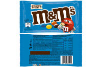 m&ms Crispy Schokolinsen im Beutel 24x 36g