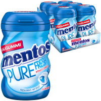 mentos Gum Pure Fresh Mint Kaugummi 6x 70g